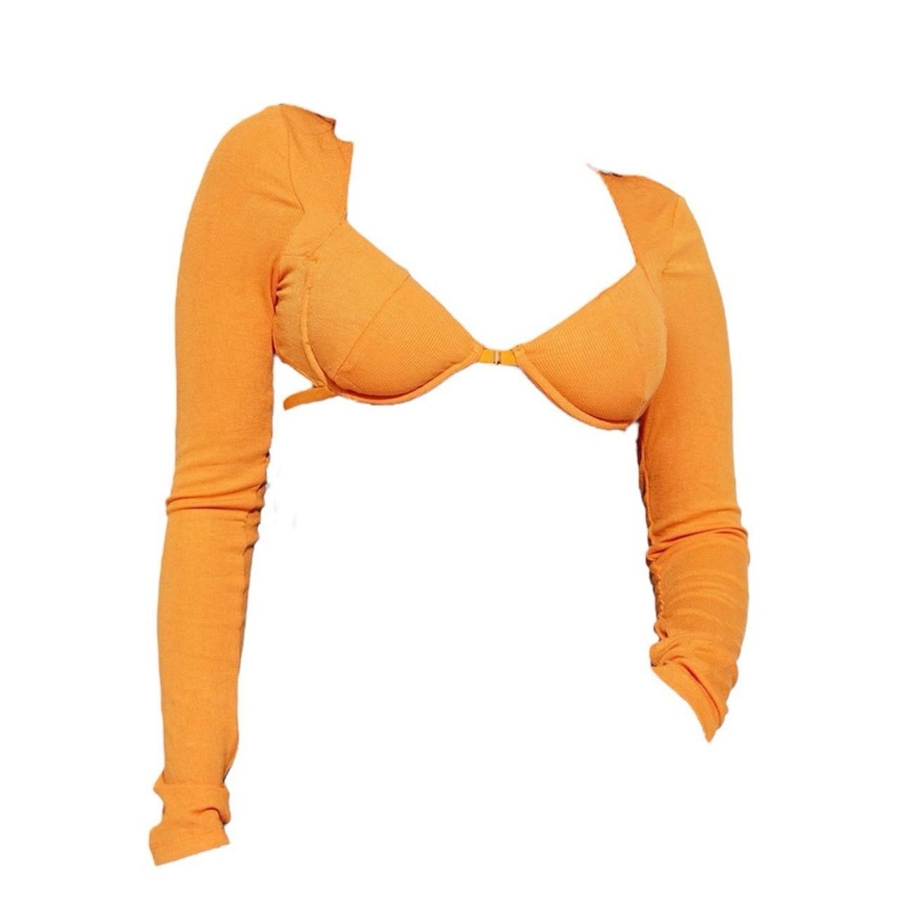 Fashion Nova Orange Crop Top